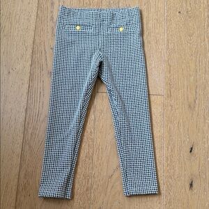 H&M Kids Checkered Black and White Leggings 4T